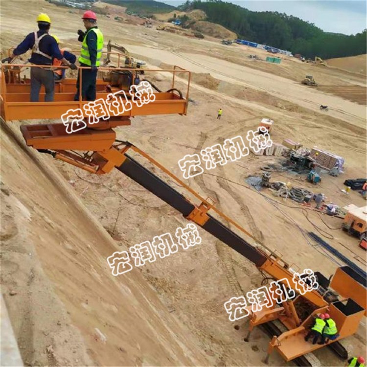 建筑工程專用護坡錨固鉆機，高邊坡鉆機