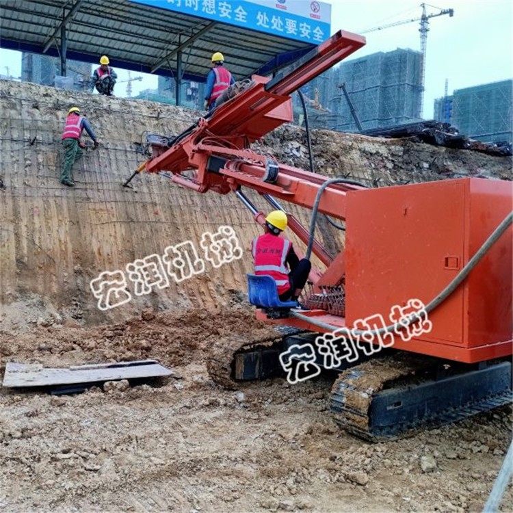 生產(chǎn)多功能液壓錨固鉆機，山體護坡鉆孔機