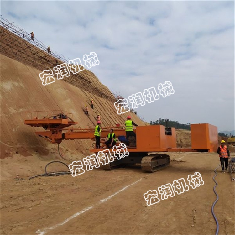 山體護(hù)坡鉆孔機(jī)，全液壓錨固鉆機(jī)現(xiàn)貨出售